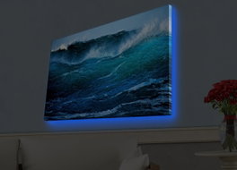 Wallity Lienzo Decorativo Iluminado con LED 45 x 70 cm Multicolor